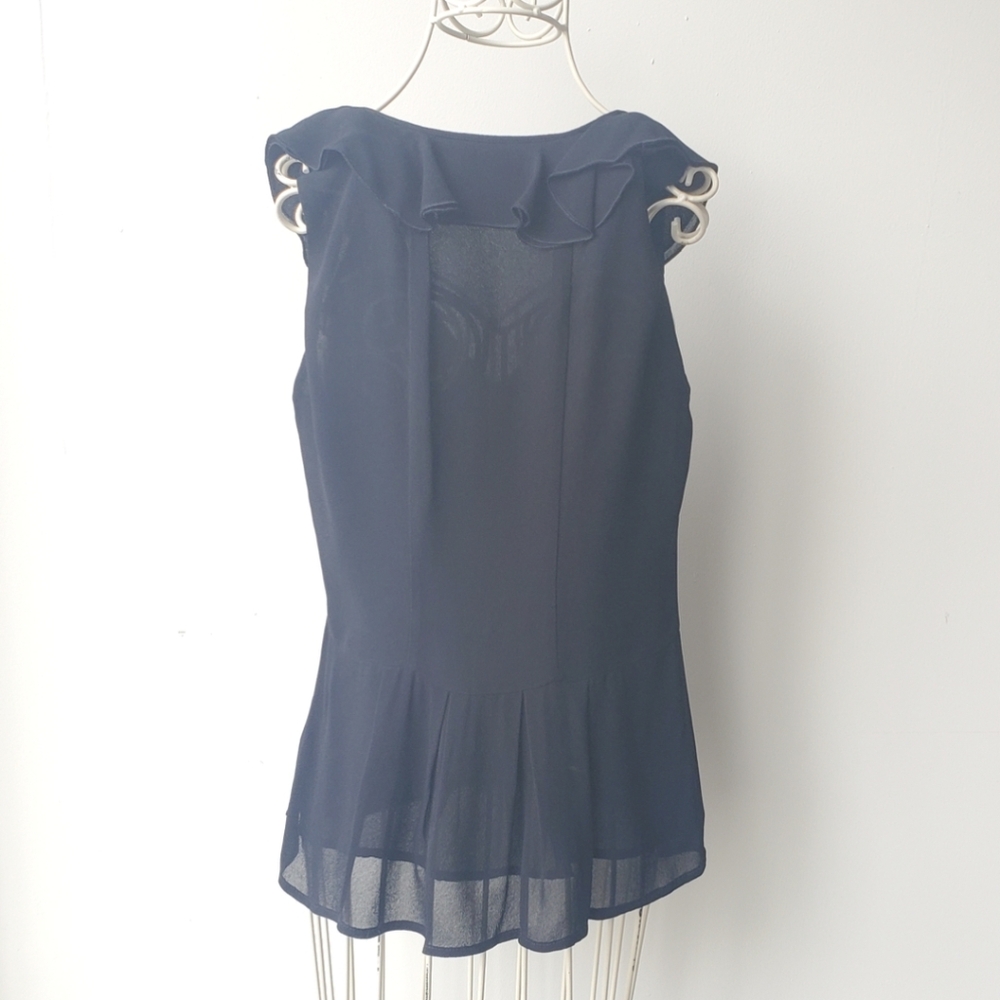 Cue Sheer Ruffle Blouse - Picture 6 of 6